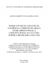 PODER E PUNIÇÃO ATRAVÉS DA CLEMÊNCIA: O DIREITO DE GRAÇA ENTRE DIREITO PENAL E CONSTITUCIONAL NA CULTURA JURÍDICA BRASILEIRA (1824-1924)