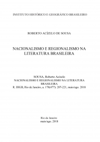 NACIONALISMO E REGIONALISMO NA LITERATURA BRASILEIRA